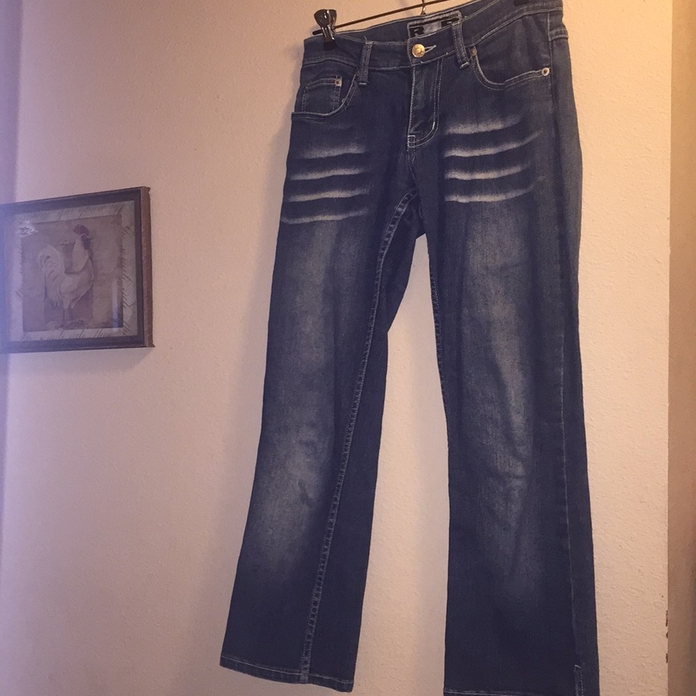 Rave R 4 R distressed blue jean sz 0
